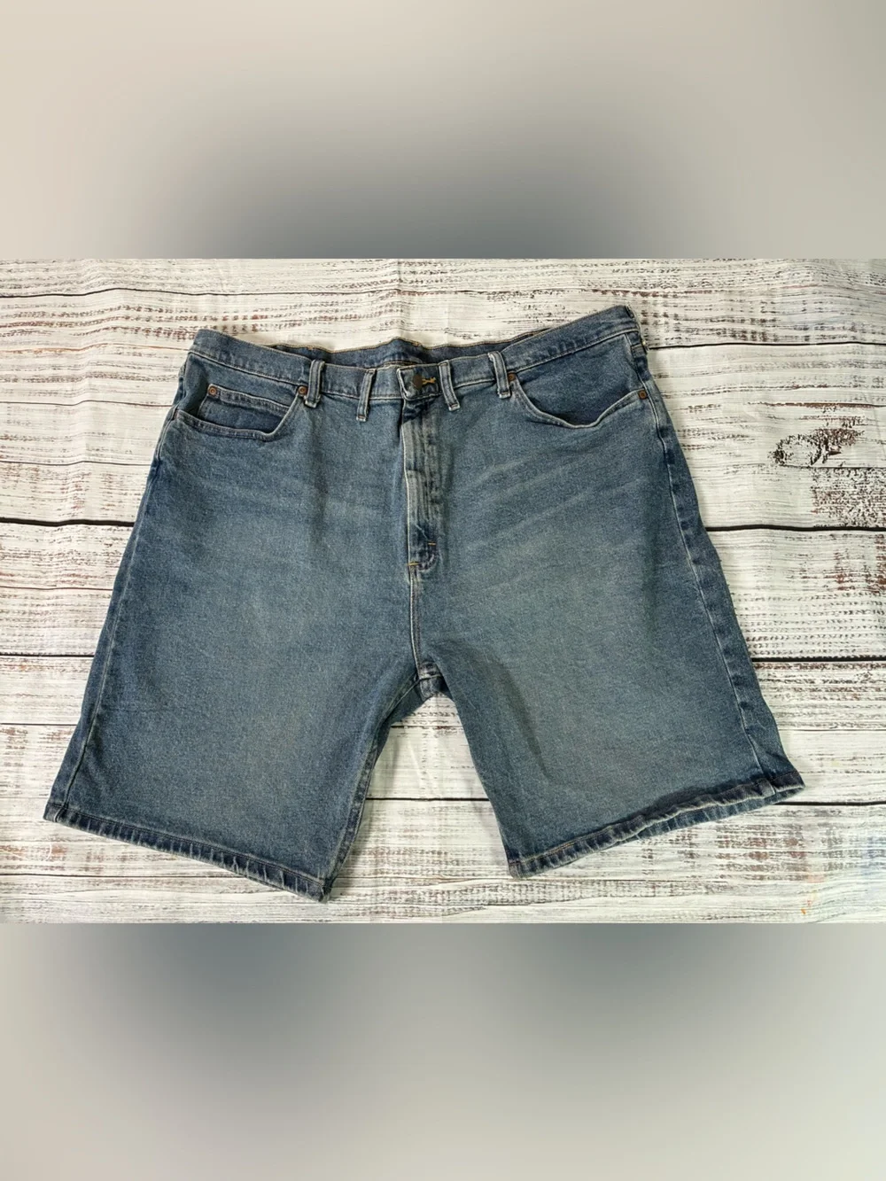 3 Pair Wrangler Denim Shorts Men’s Size 44 Blue Premium Quality Jean Shorts